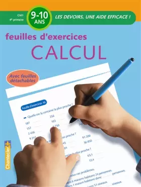 Couverture du produit · Feuilles d'exercices calcul CM1