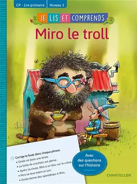 Couverture du produit · JE LIS ET COMPRENDS - MIRO LE TROLL