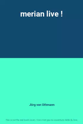 Couverture du produit · merian live !