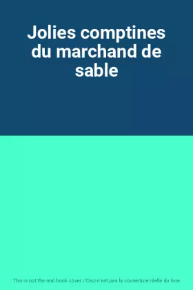 Couverture du produit · Jolies comptines du marchand de sable