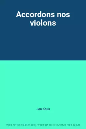 Couverture du produit · Accordons nos violons