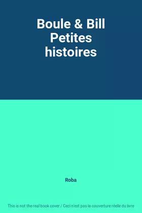 Couverture du produit · Boule & Bill Petites histoires