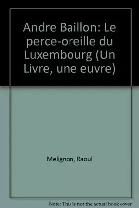 Couverture du produit · André Baillon