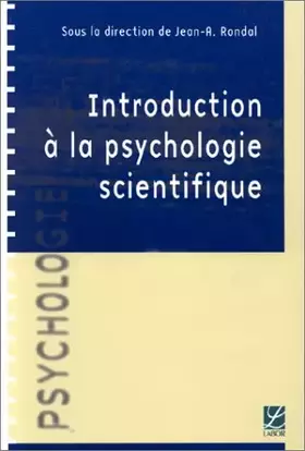 Couverture du produit · Introduction à la psychologie scientifique