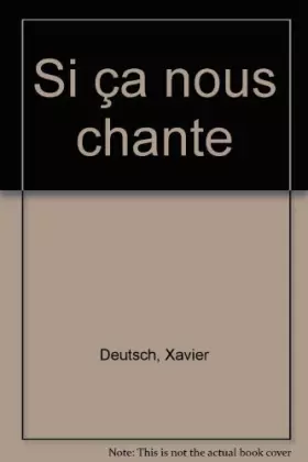 Couverture du produit · Si ça nous chante