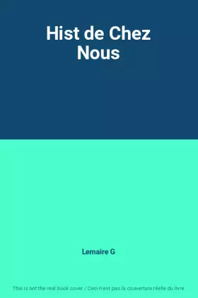 Couverture du produit · Hist de Chez Nous