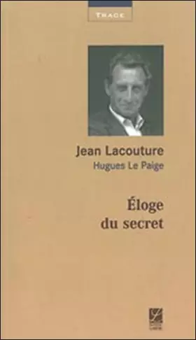 Couverture du produit · Eloge du secret