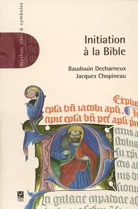 Couverture du produit · Initiation à la Bible