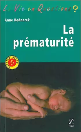 Couverture du produit · La prématurité