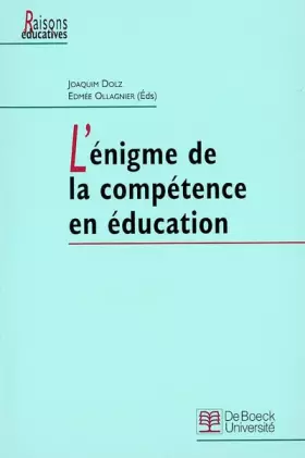 Couverture du produit · L'énigme de la compétence en éducation
