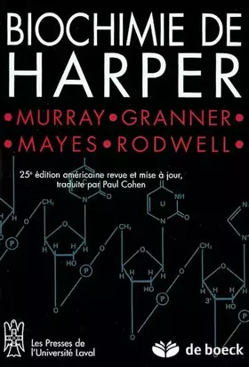 Couverture du produit · Biochimie de Harper