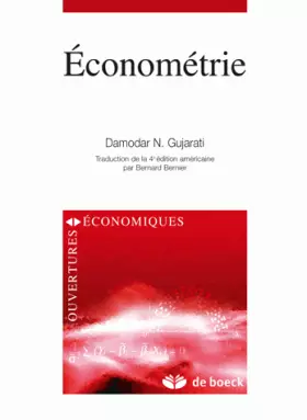 Couverture du produit · Econométrie