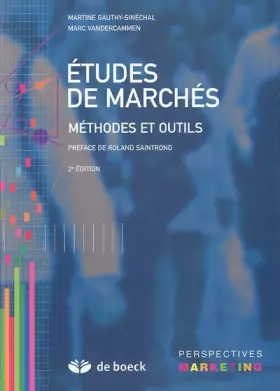 Couverture du produit · Etudes de marchés : Méthodes et outils