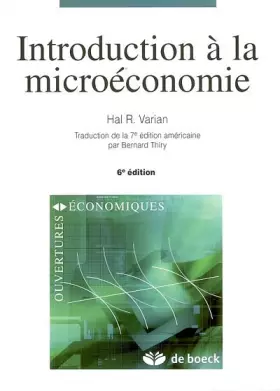 Couverture du produit · Introduction à la microéconomie