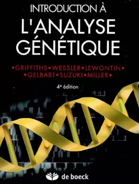 Couverture du produit · Introduction à l'analyse génétique