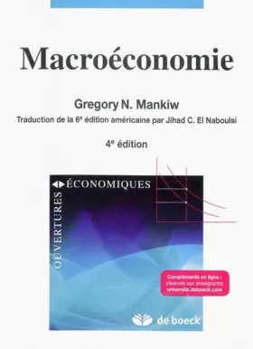 Couverture du produit · Macroéconomie