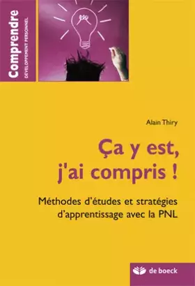 Couverture du produit · Ca y est, j'ai compris !