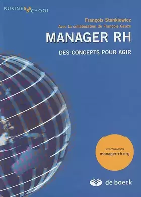 Couverture du produit · Manager RH: des concepts pour agir