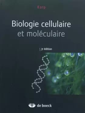 Couverture du produit · Biologie cellulaire et moléculaire