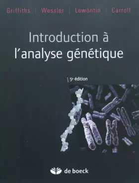 Couverture du produit · Introduction à l'analyse génétique