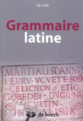 Couverture du produit · Grammaire latine