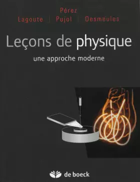 Couverture du produit · Leçons de physique : une approche moderne