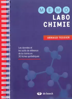 Couverture du produit · Memo Labo Chimie