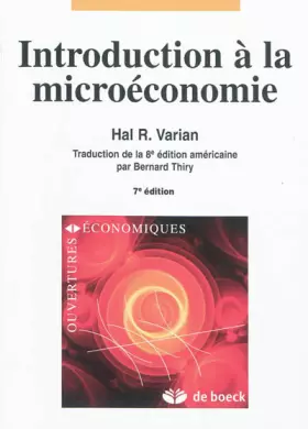 Couverture du produit · Introduction à la microéconomie