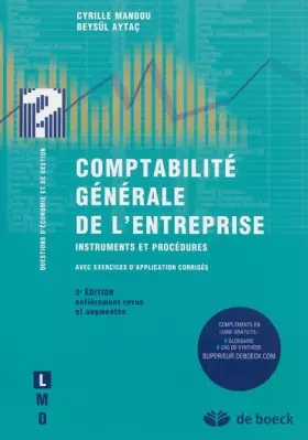 Couverture du produit · Comptabilité générale de l'entreprise