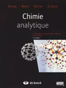 Couverture du produit · Chimie analytique