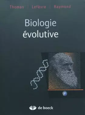 Couverture du produit · Biologie évolutive