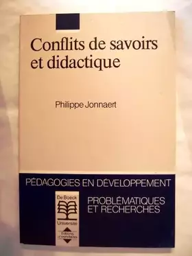Couverture du produit · Conflits de savoirs et didactique