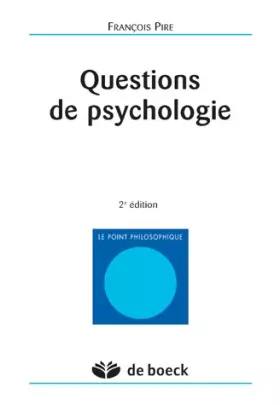 Couverture du produit · Questions de Psychologie