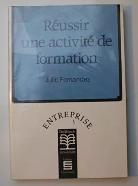 Couverture du produit · Réussir une activité de formation