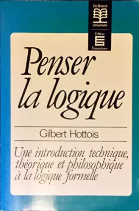 Couverture du produit · Penser la logique