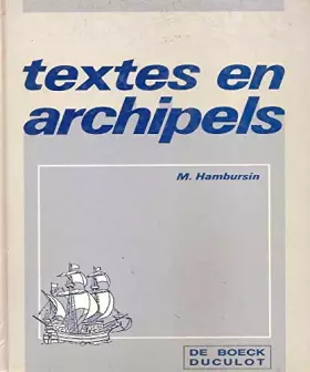 Couverture du produit · Textes en archipels