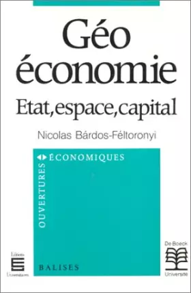 Couverture du produit · Géoéconomie