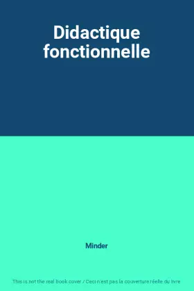 Couverture du produit · Didactique fonctionnelle