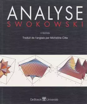 Couverture du produit · Analyse : 5ème édition