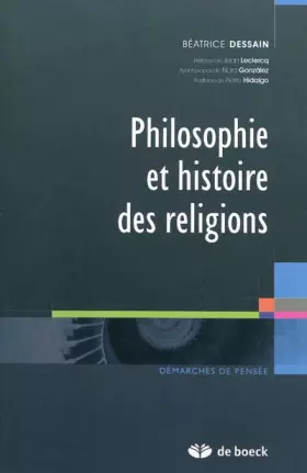 Couverture du produit · Philosophie et histoire des religions