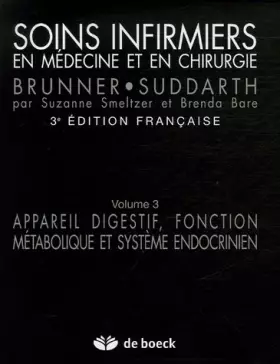 Couverture du produit · Soins infirmiers, tome3