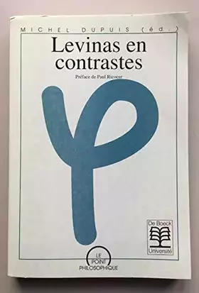 Couverture du produit · Levinas en contrastes