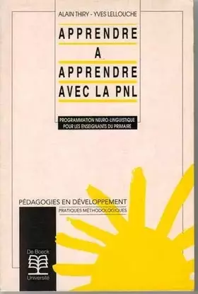 Couverture du produit · Apprendre a apprendre avec la pnl