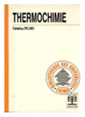 Couverture du produit · Thermochimie