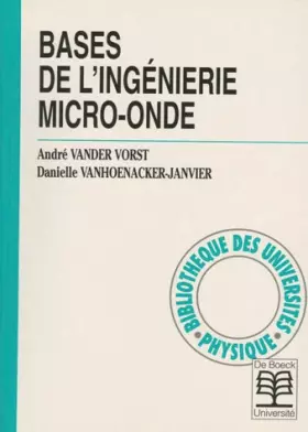 Couverture du produit · Bases de l'ingénierie micro-onde