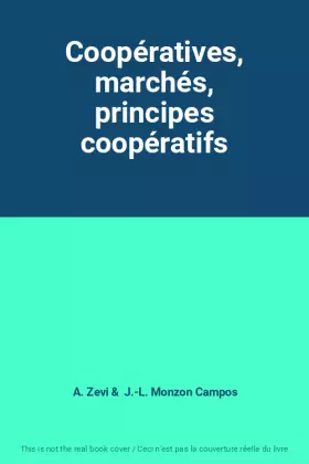 Couverture du produit · Coopératives, marchés, principes coopératifs
