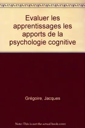 Couverture du produit · Evaluer les apprentissages
