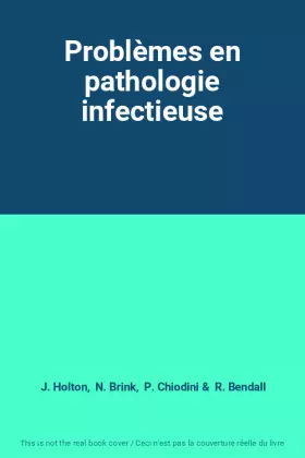 Couverture du produit · Problèmes en pathologie infectieuse