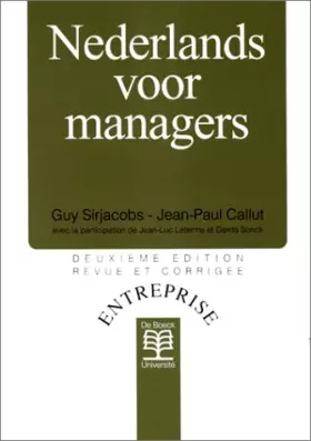 Couverture du produit · Nederlands voor managers, 2e édition