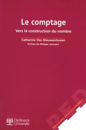 Couverture du produit · Le comptage. Vers la construction du nombre